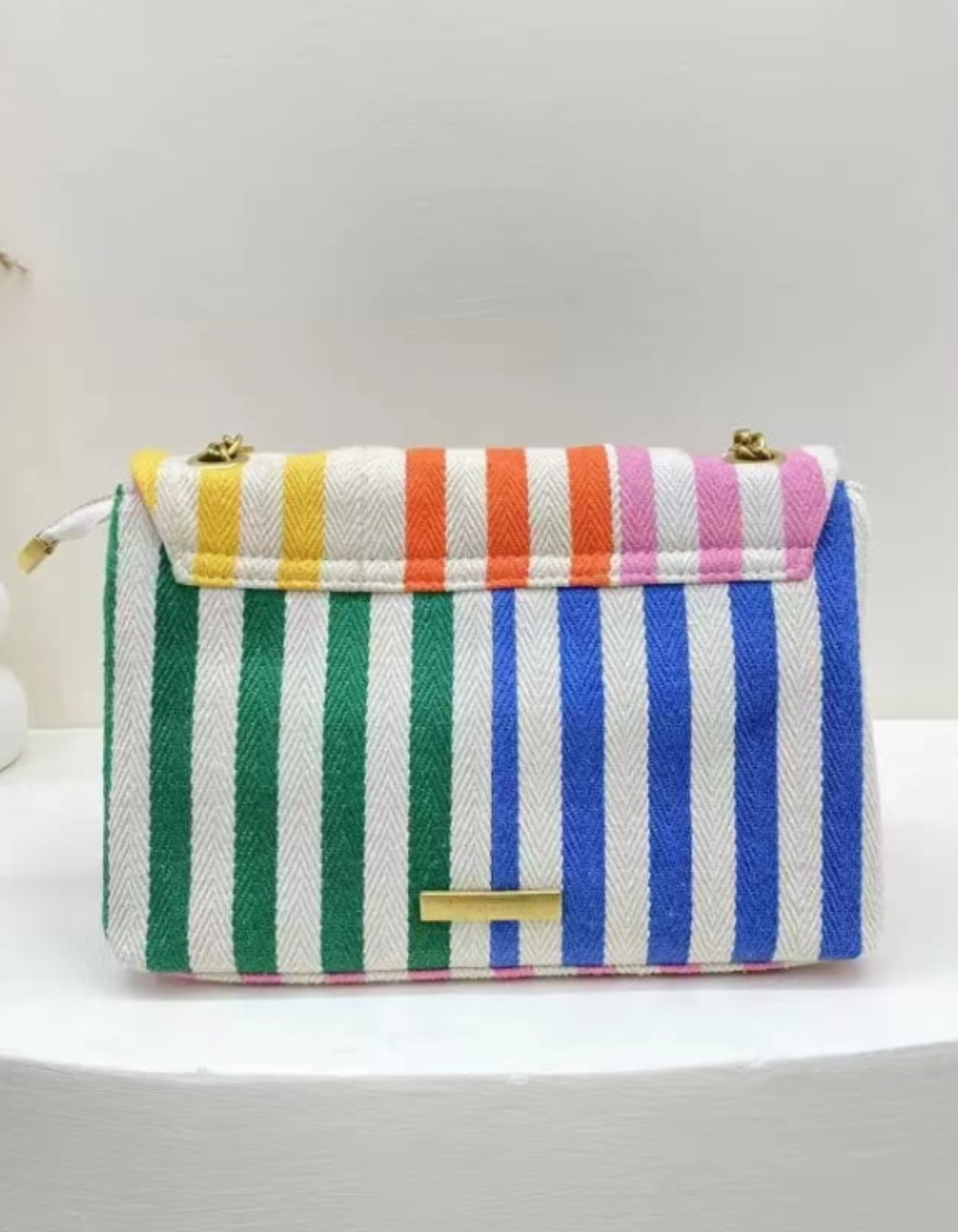 Bellanima – Vibrant striped weave – Shoulder bag-15133817602421-Mirella Fiore