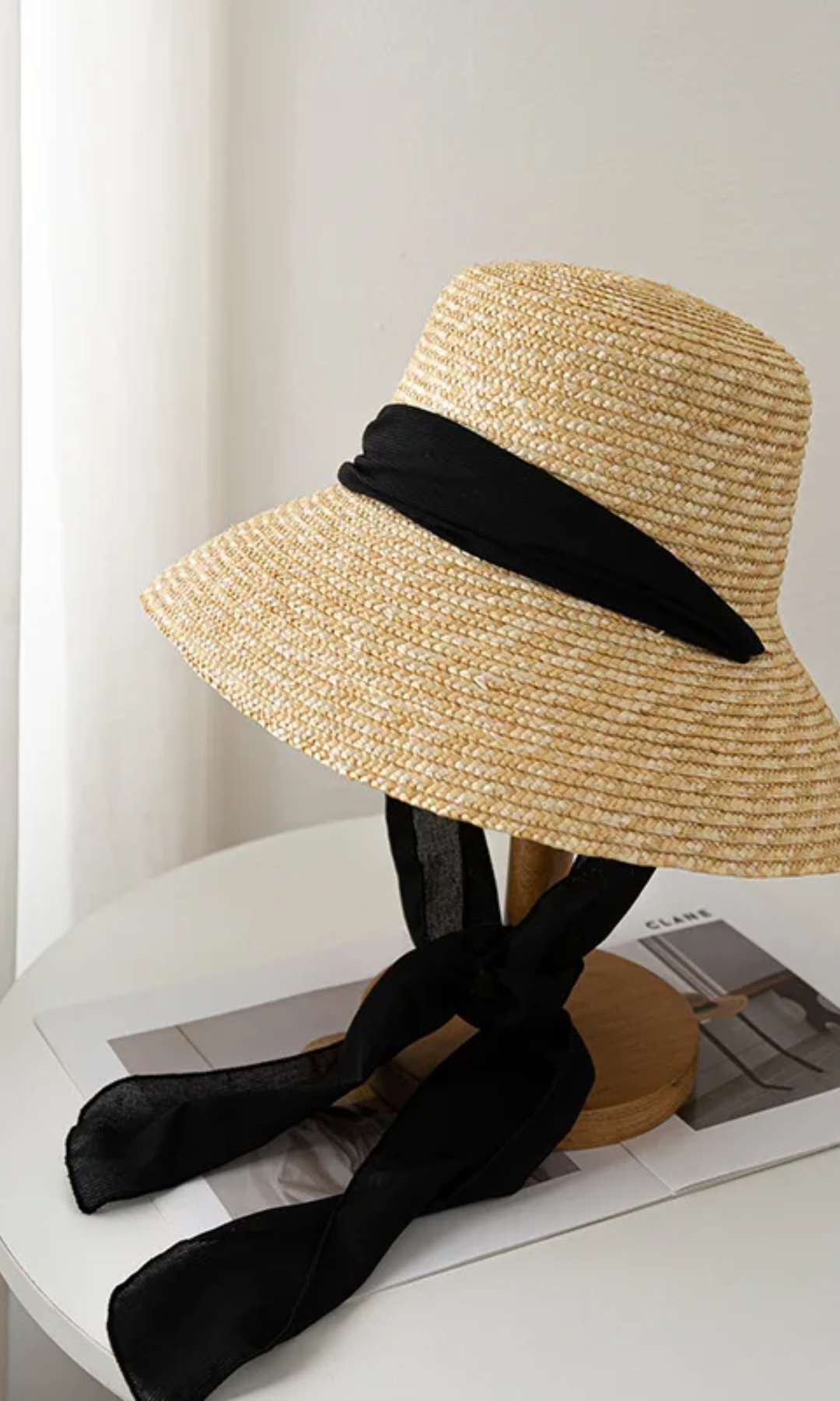 Bellavue – Band chic – Straw hat-15133782114677-Nancy & Mae Savannah