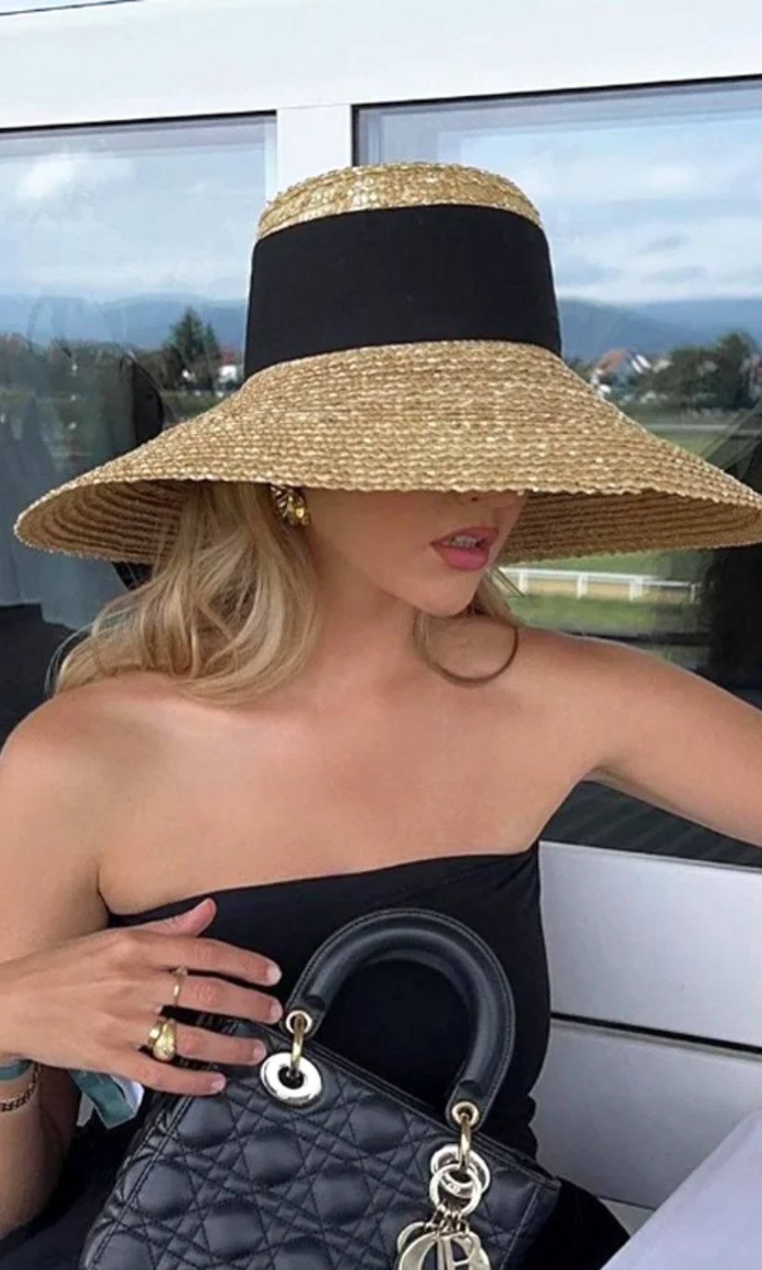 Bellavue – Band chic – Straw hat-15133782114677-Nancy & Mae Savannah