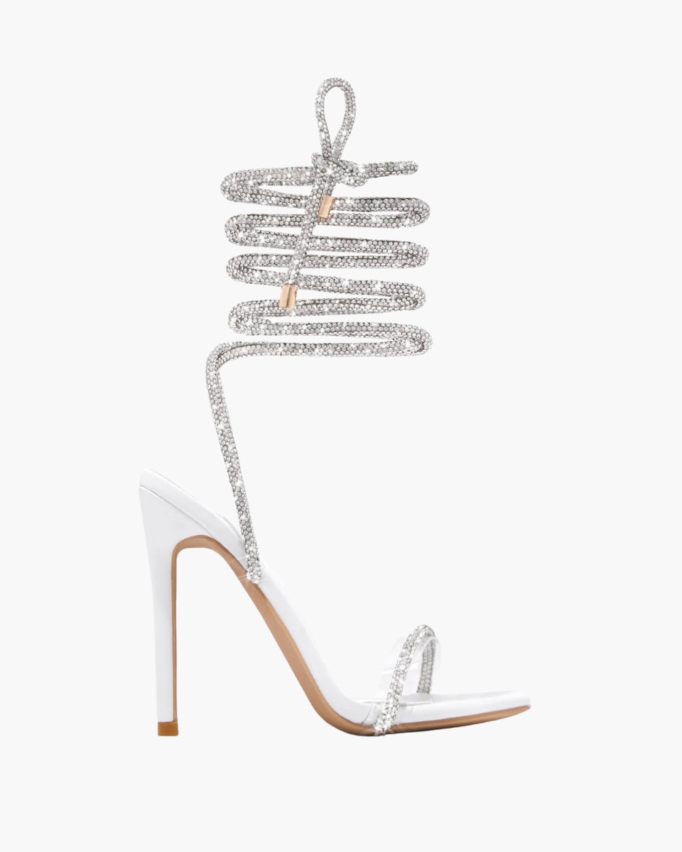 Bellezza – Embellished straps – Lace-up stiletto heels-15133991403893-Mirella Fiore