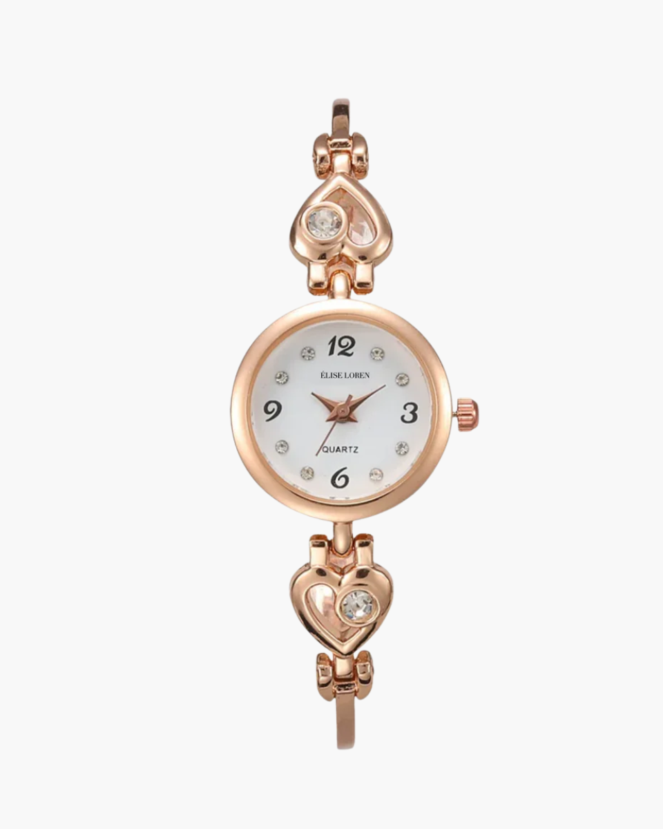 Bellina Amour – Heart-inspired design – Bracelet watch-15233937244533-Nancy & Mae Savannah