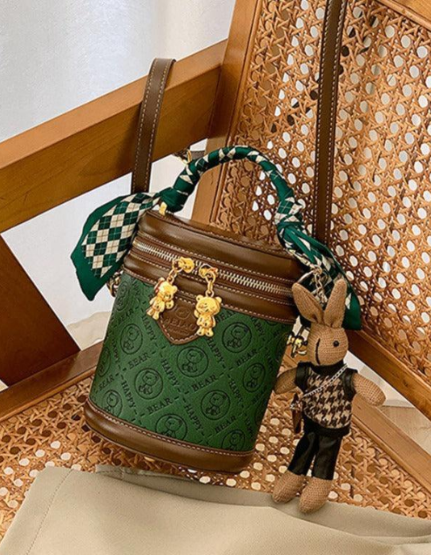 Belloretta – Monogram bunny detail – Crossbody handbag-15209173778805-Mirella Fiore