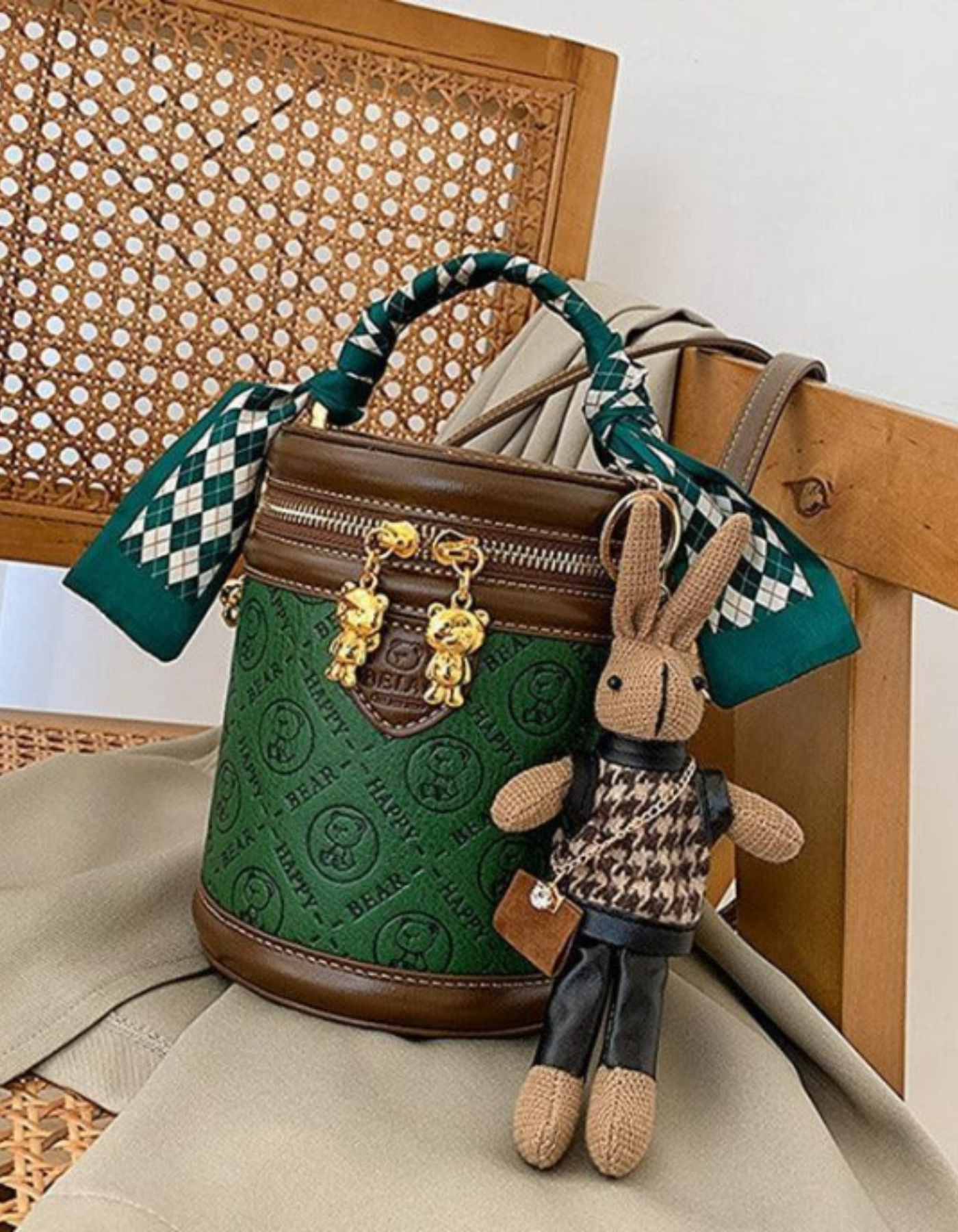 Belloretta – Monogram bunny detail – Crossbody handbag-15209173778805-Mirella Fiore