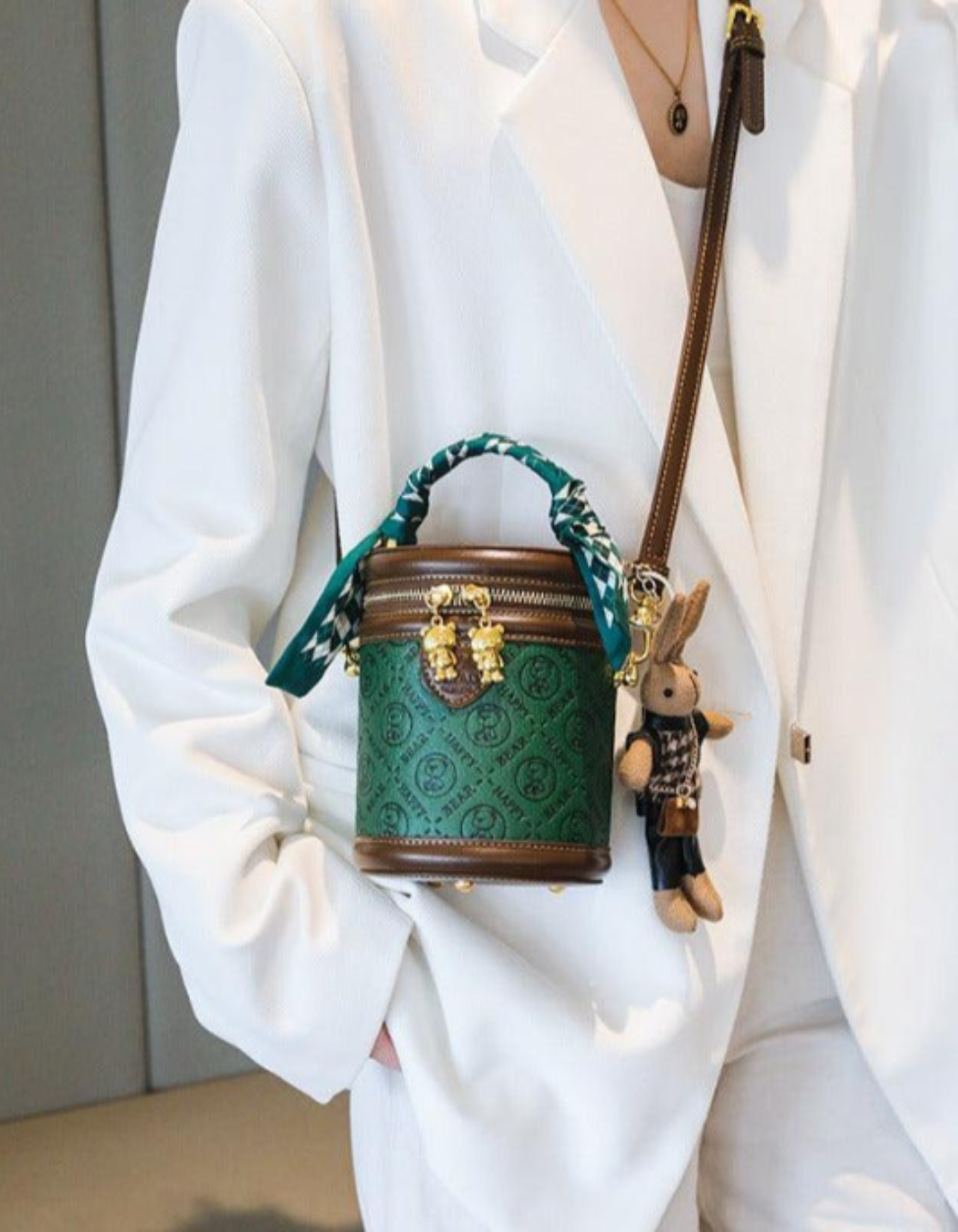 Belloretta – Monogram bunny detail – Crossbody handbag-15209173778805-Mirella Fiore
