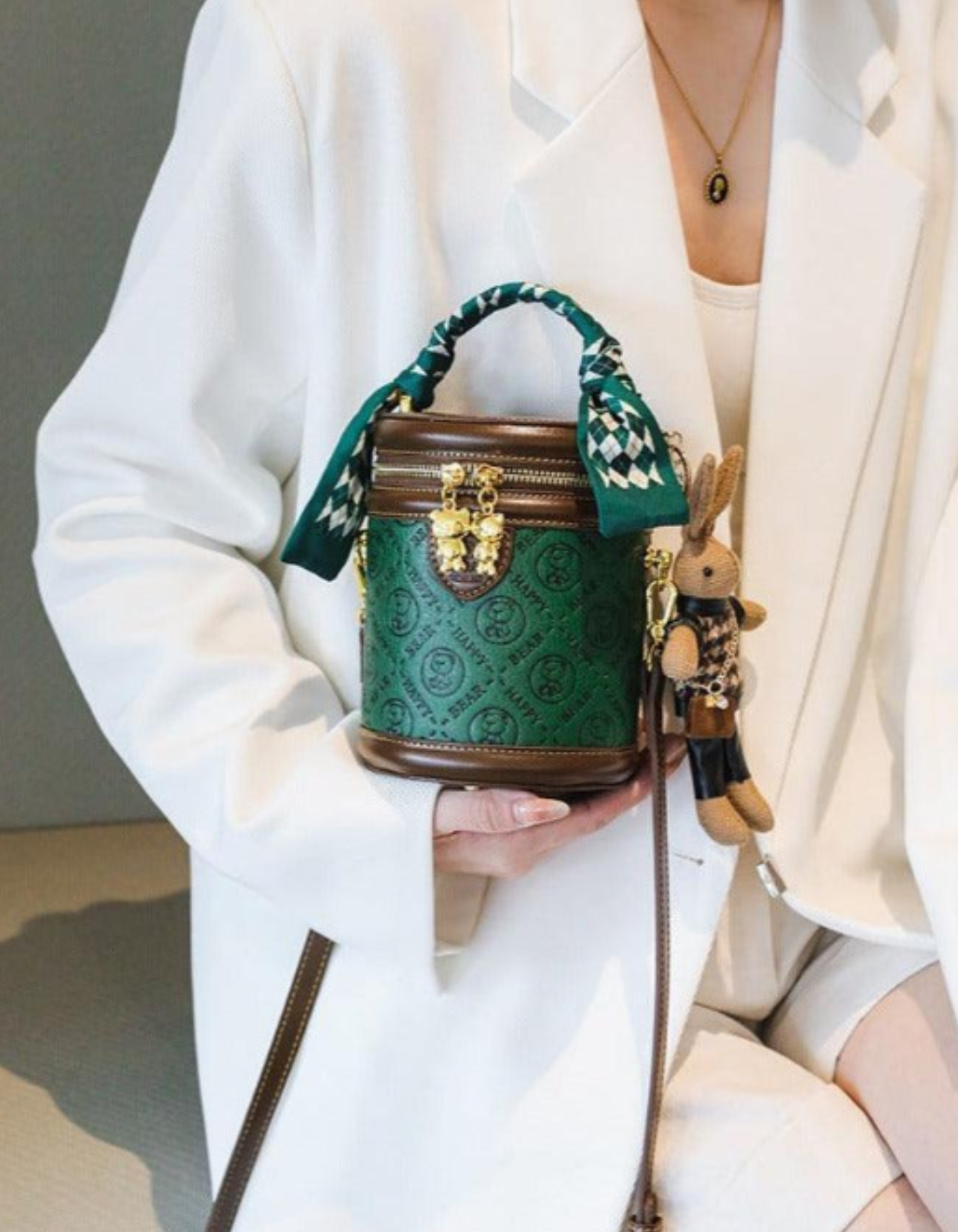 Belloretta – Monogram bunny detail – Crossbody handbag-15209173778805-Mirella Fiore