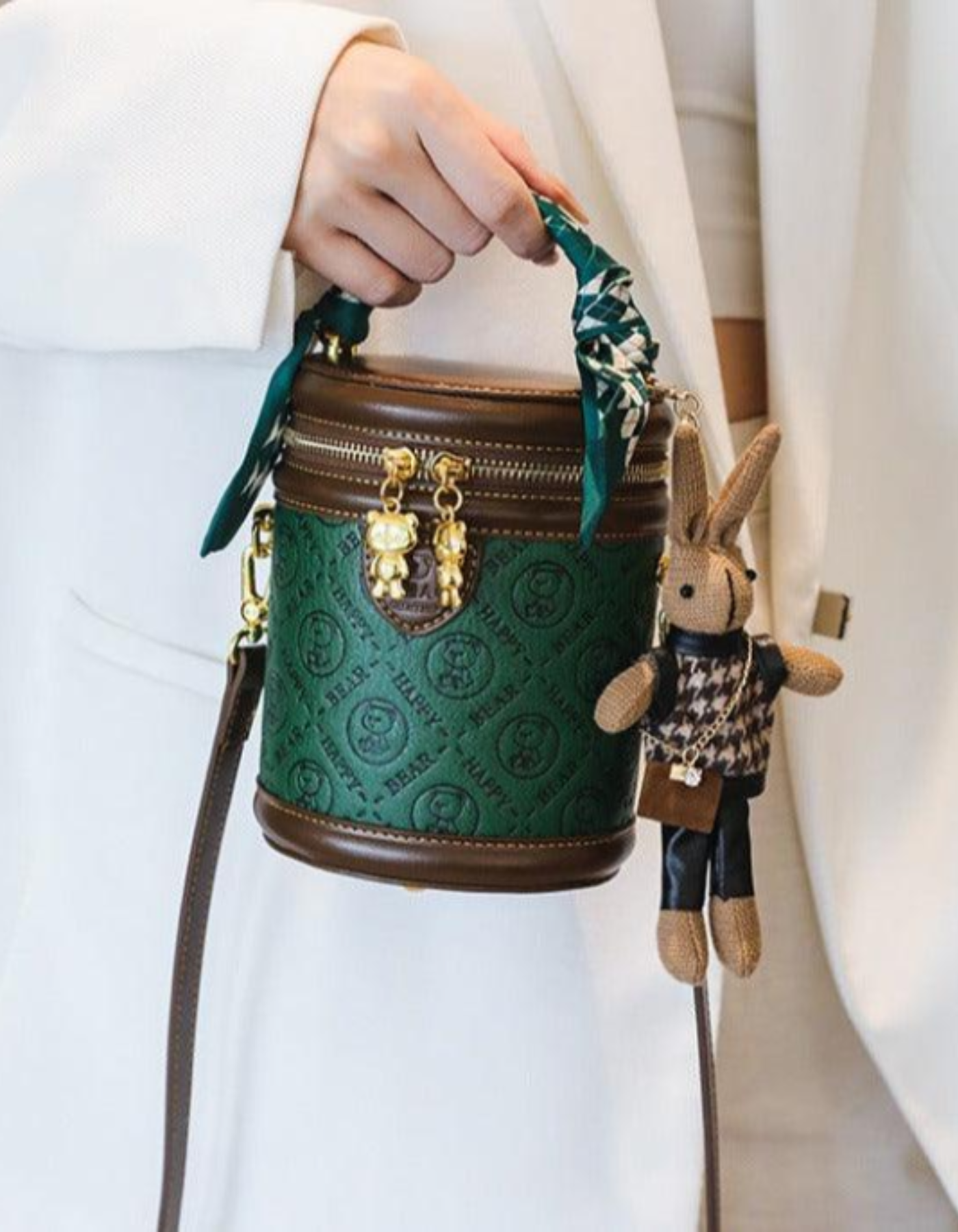 Belloretta – Monogram bunny detail – Crossbody handbag-15209173778805-Mirella Fiore