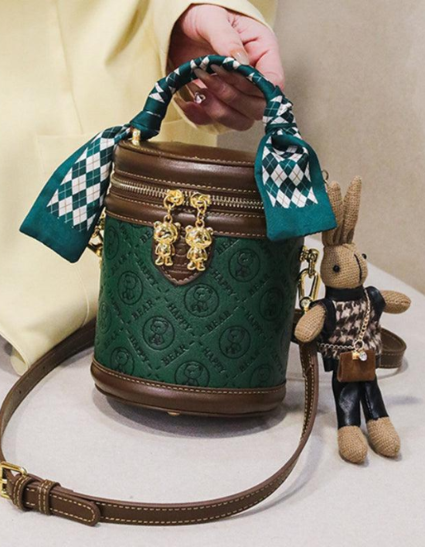 Belloretta – Monogram bunny detail – Crossbody handbag-15209173778805-Mirella Fiore