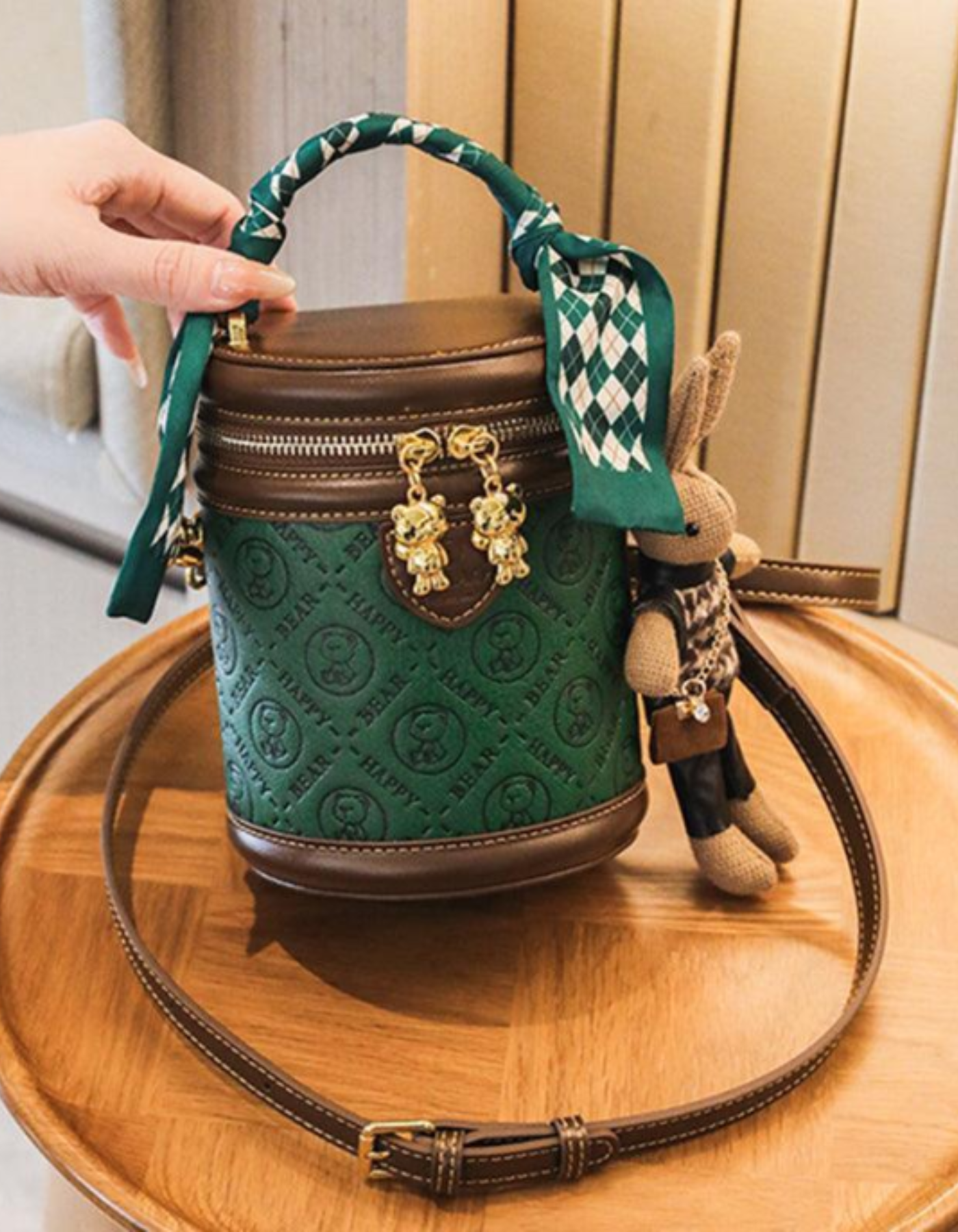 Belloretta – Monogram bunny detail – Crossbody handbag-15209173778805-Mirella Fiore