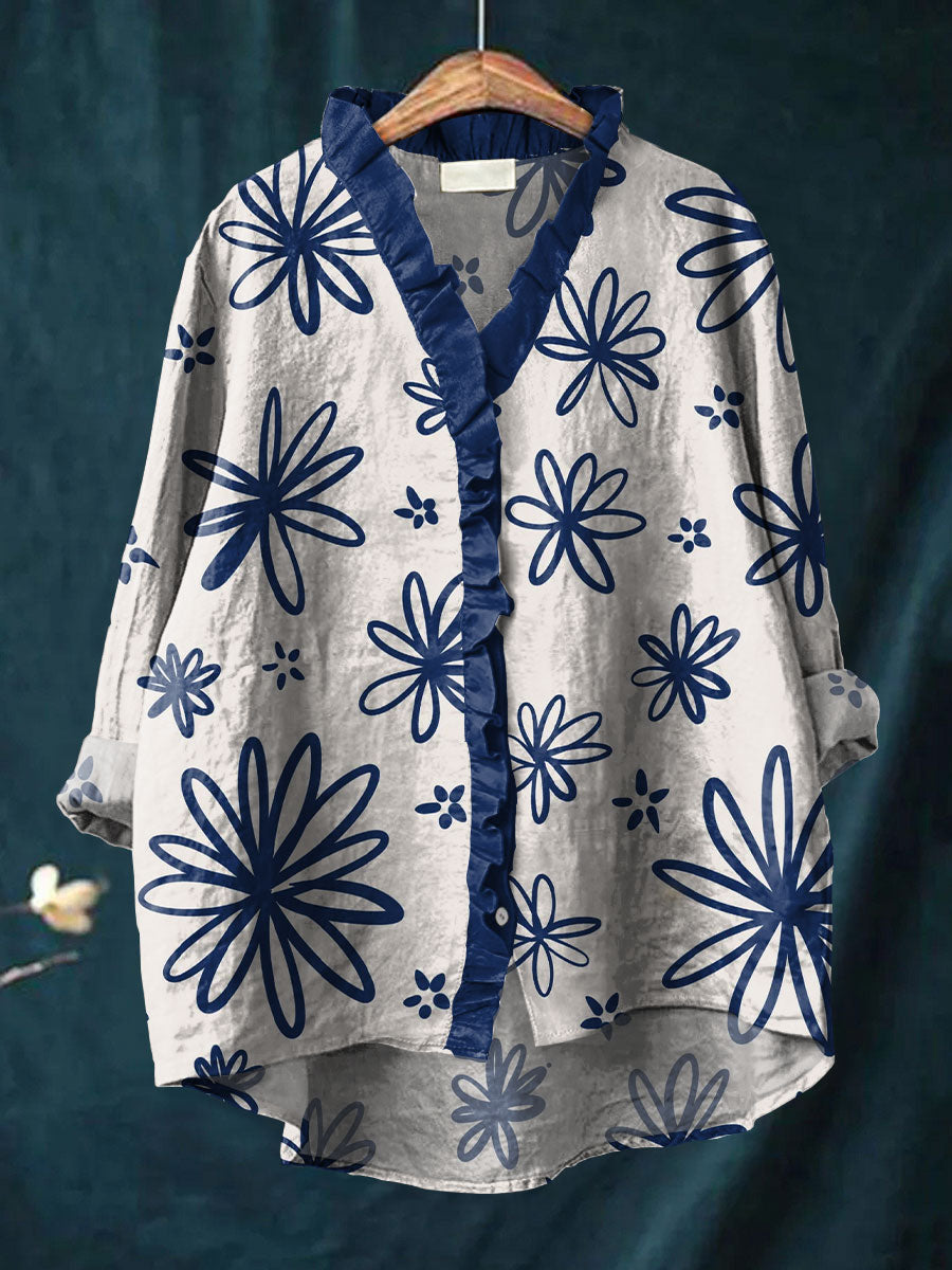 Bonnie - Floral Print Blouse-15542207250805-Mirella Fiore