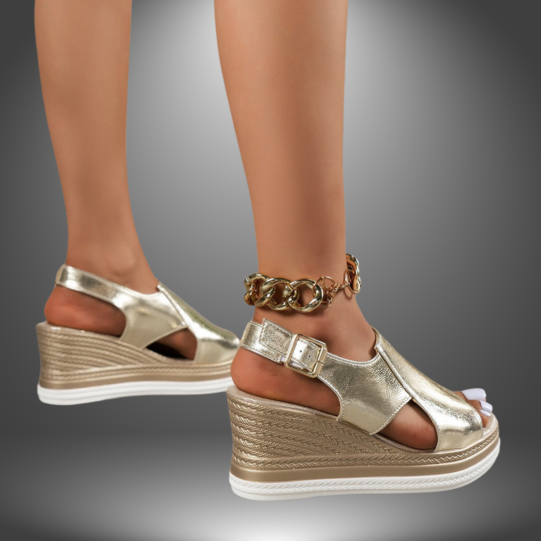 Bonnie - Platform Wedge Sandals-15551041208693-Mirella Fiore