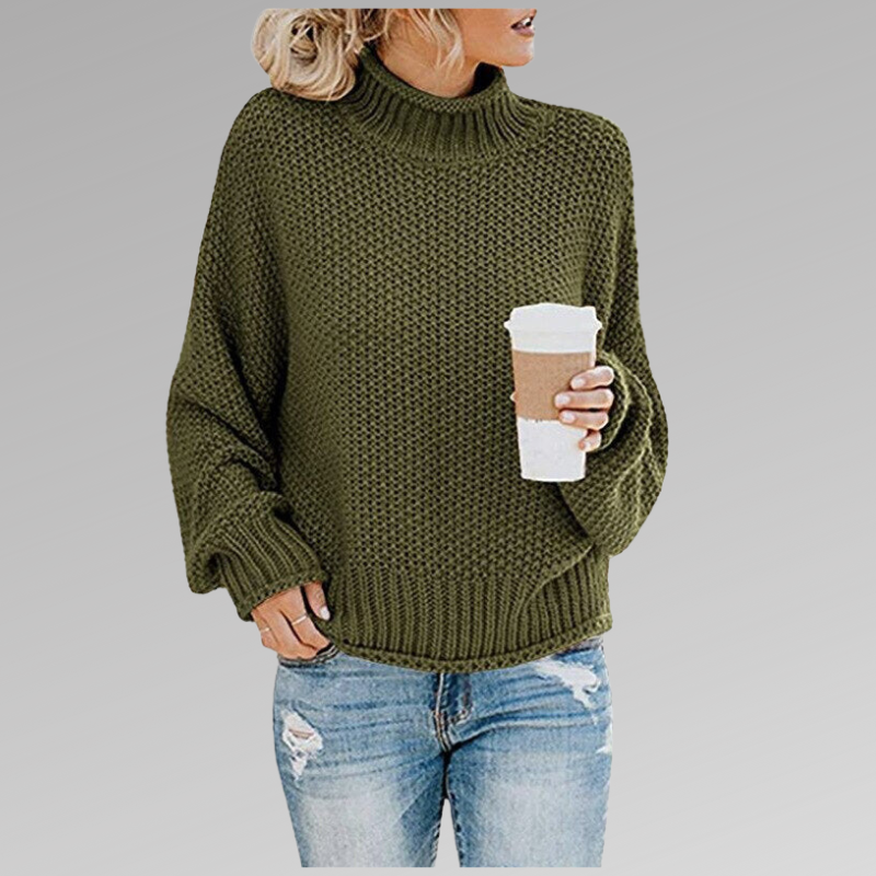 Braelyn - Pullover with High Collar-15544892653941-Mirella Fiore