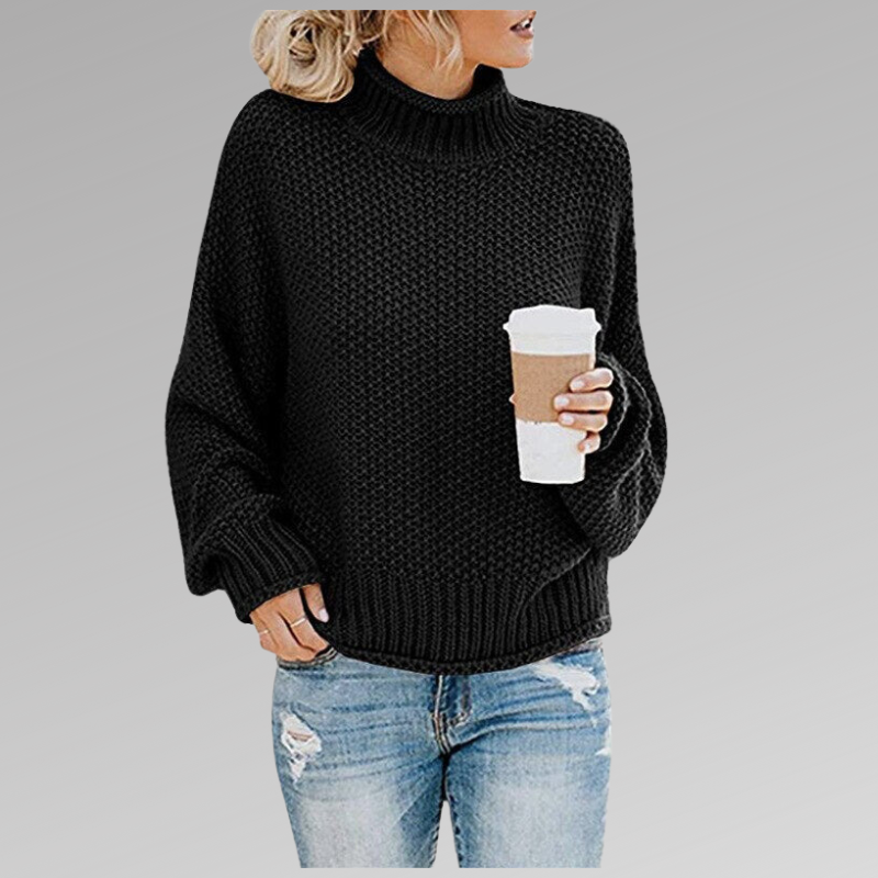 Braelyn - Pullover with High Collar-15544892653941-Mirella Fiore