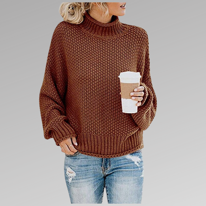 Braelyn - Pullover with High Collar-15544892653941-Mirella Fiore