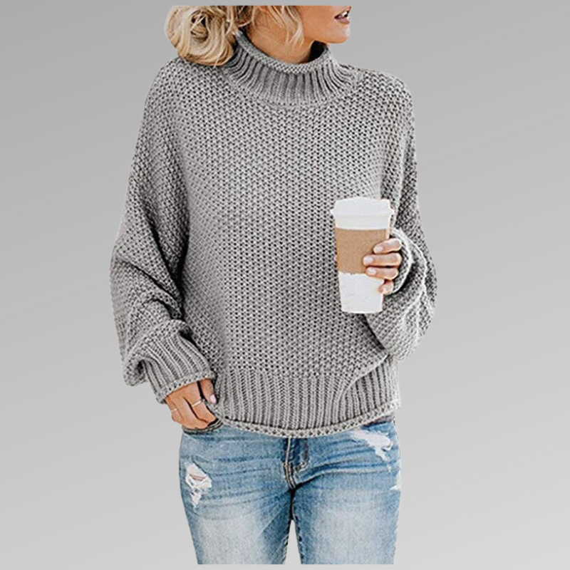 Braelyn - Pullover with High Collar-15544892653941-Mirella Fiore