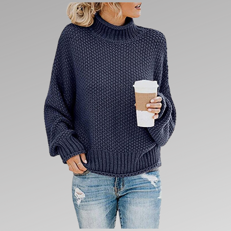 Braelyn - Pullover with High Collar-15544892653941-Mirella Fiore