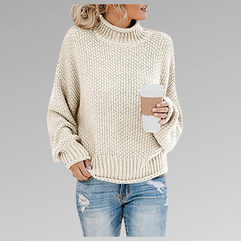 Braelyn - Pullover with High Collar-15544892653941-Mirella Fiore