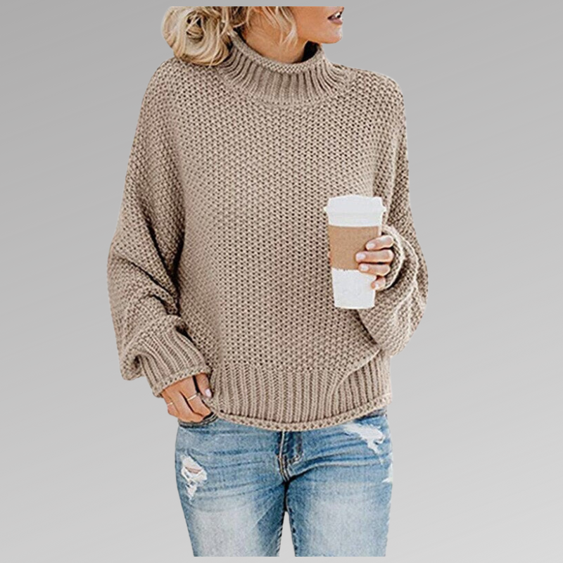 Braelyn - Pullover with High Collar-15544892653941-Mirella Fiore