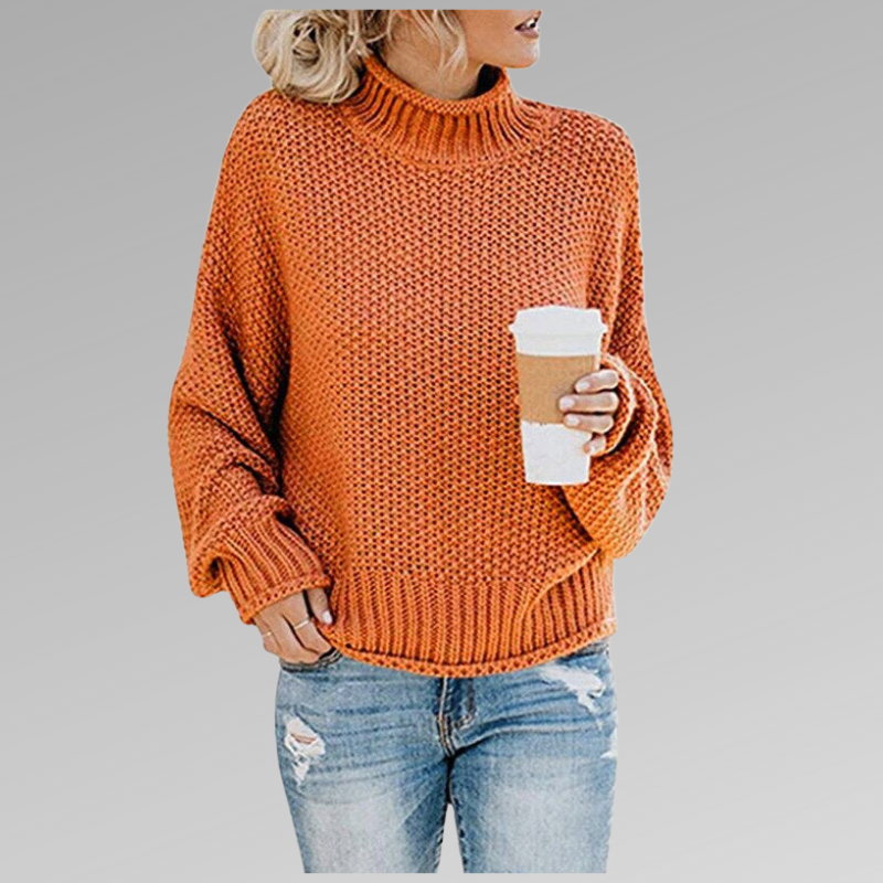 Braelyn - Pullover with High Collar-15544892653941-Mirella Fiore