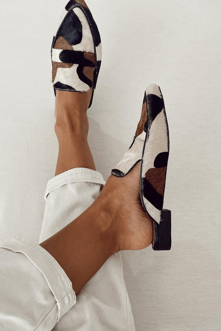 Britney - Loafer With Abstract Pattern-15551039406453-Mirella Fiore