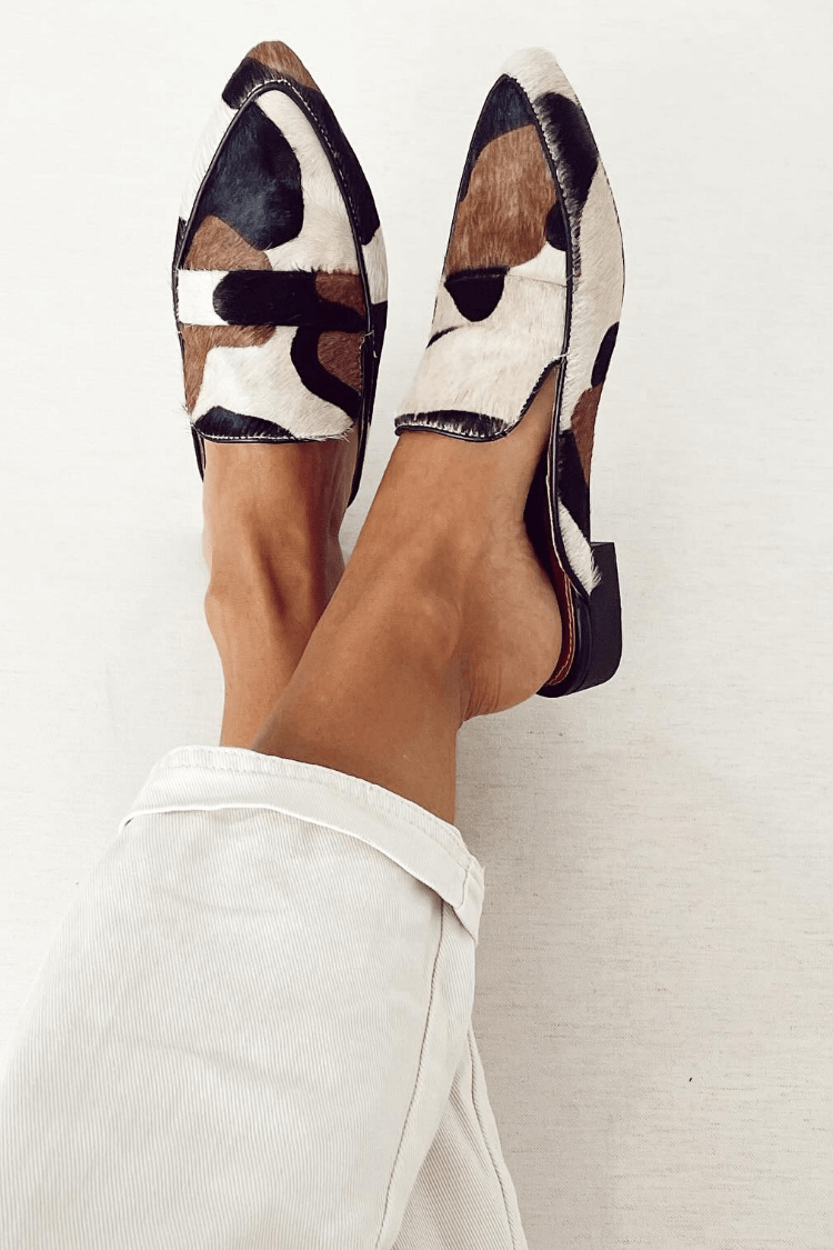 Britney - Loafer With Abstract Pattern-15551039406453-Mirella Fiore