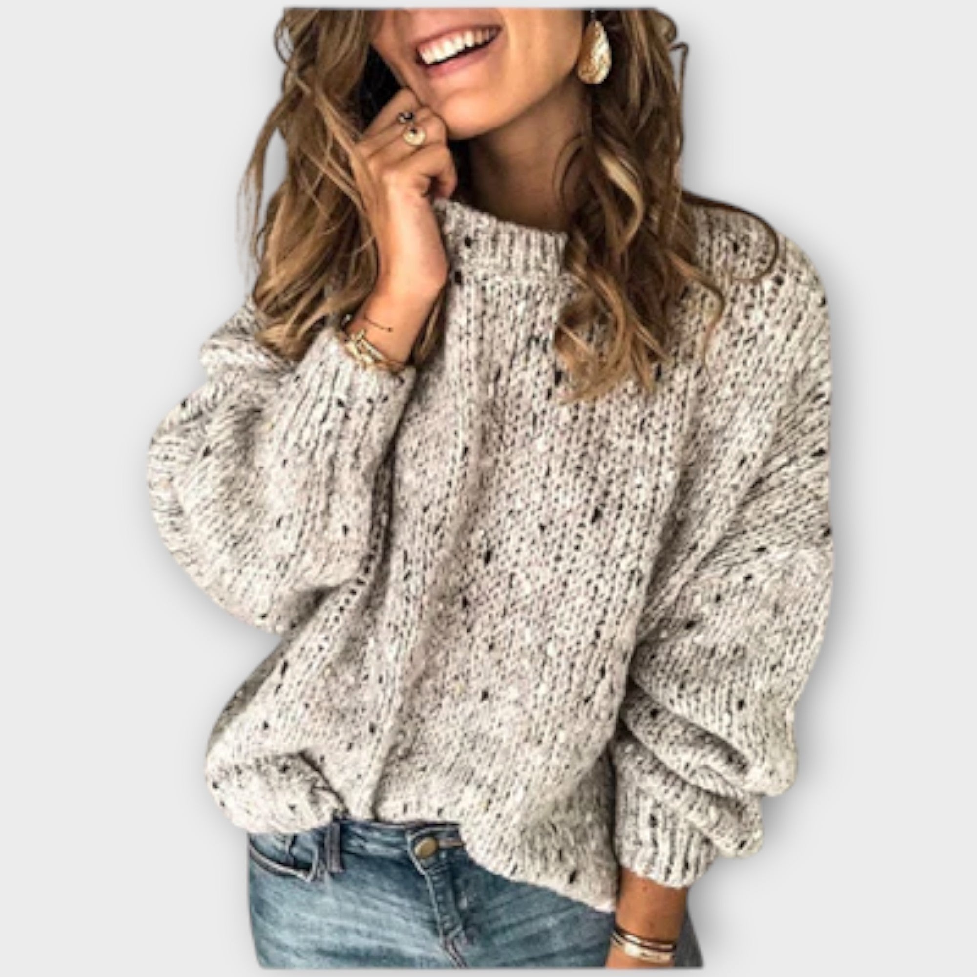 CAMELINE - Stylish Casual Sweater-15519827722613-Mirella Fiore