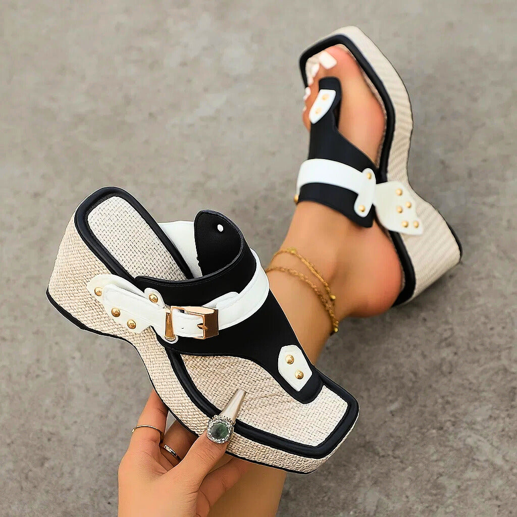 CATALINA - STRAP SLIDES-15560645640565-Nancy & Mae Savannah