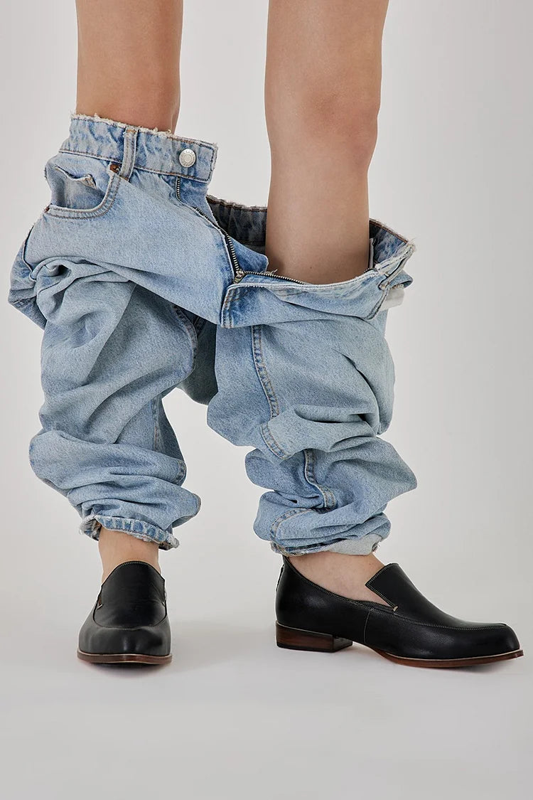 CELINE - ELEGANT MINIMALIST LOAFERS-15553866760565-Nancy & Mae Savannah