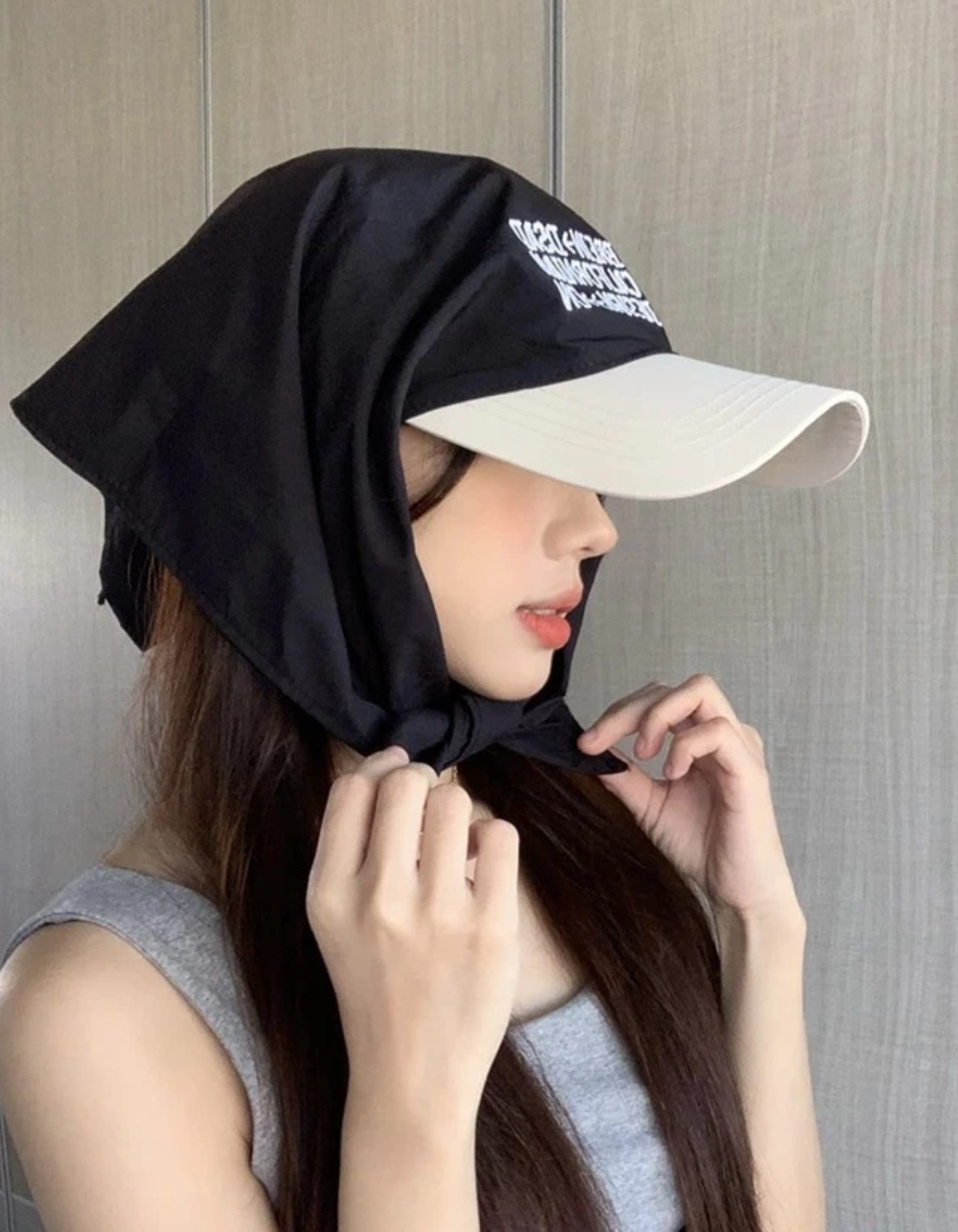 Calivento – Sunshield design – Tie-back baseball cap-15133816095093-Mirella Fiore