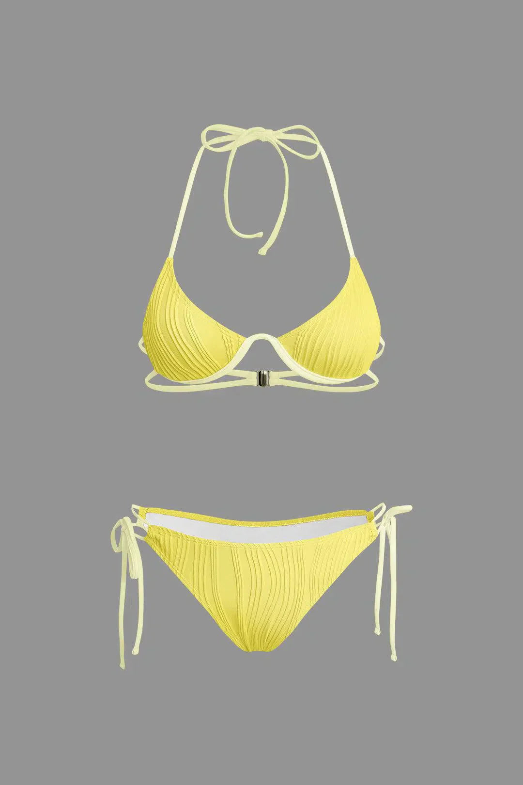 Calyne – Elegant design – Ruched bikini set-15133921771893-Mirella Fiore