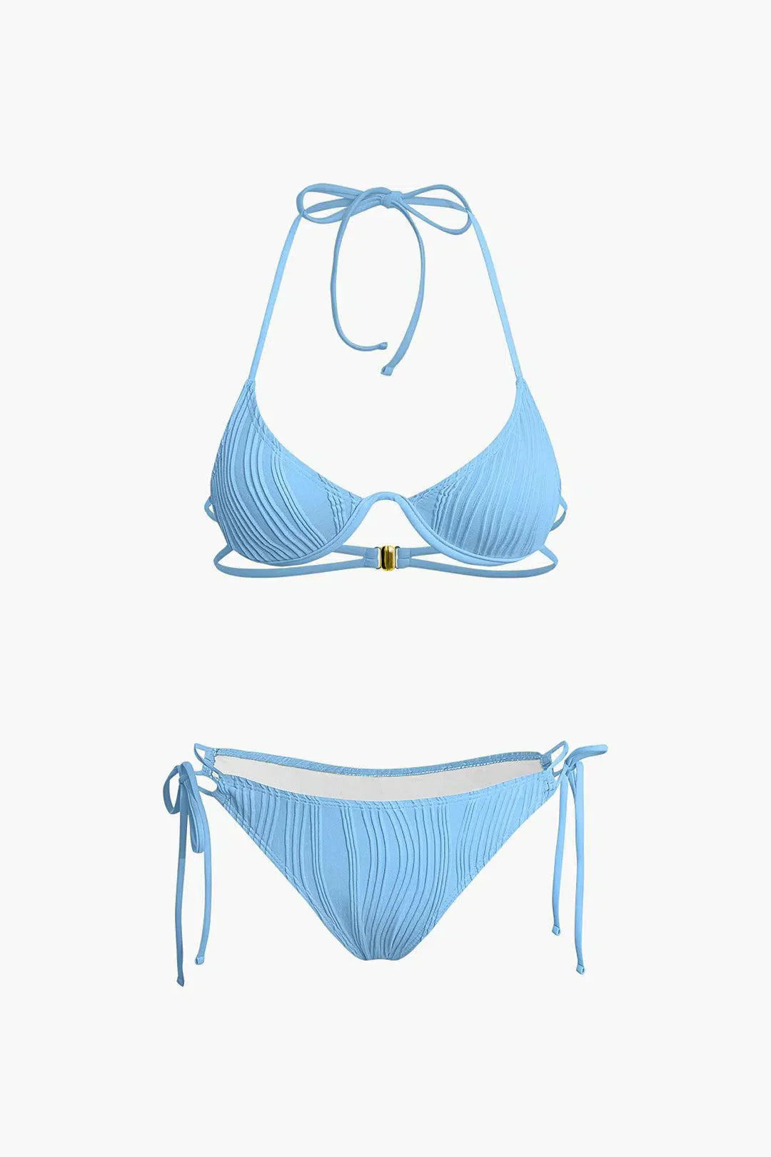 Calyne – Elegant design – Ruched bikini set-15133921771893-Mirella Fiore
