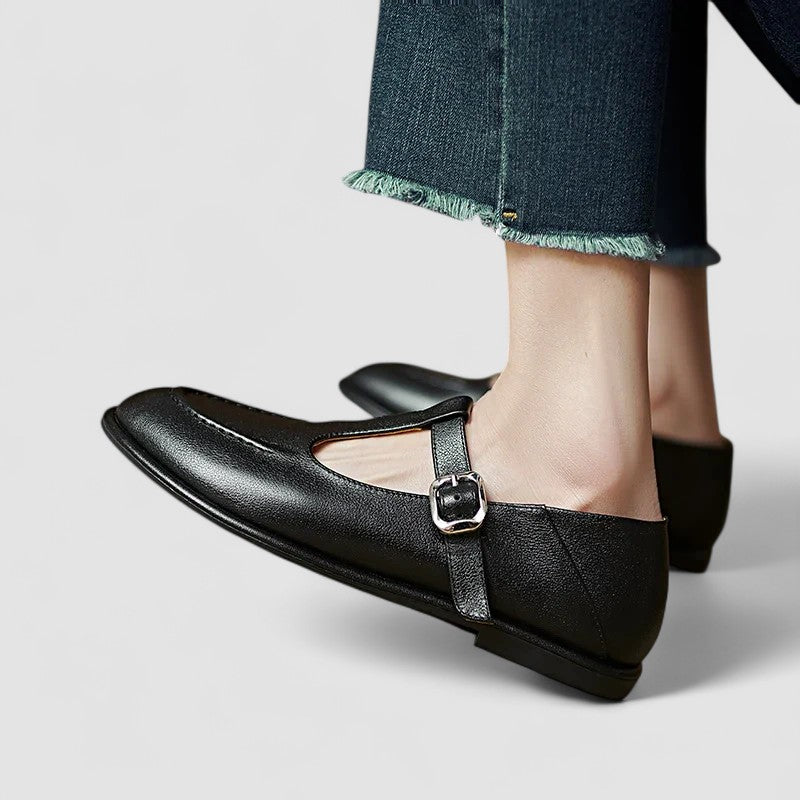 Camila – Orthopaedic Mary Jane Low Heel Shoes-15519662211445-Mirella Fiore
