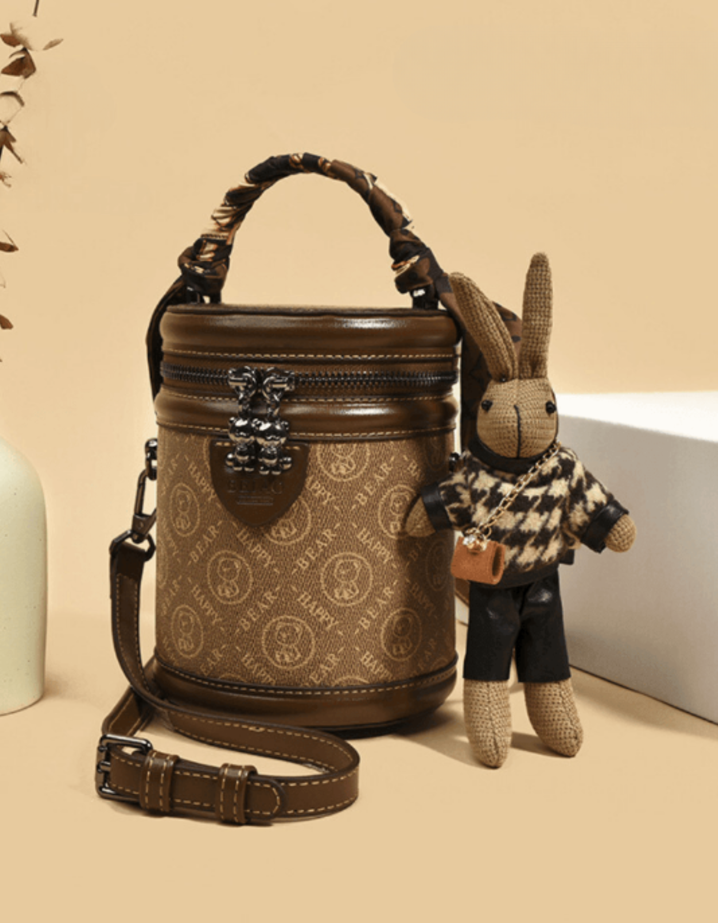 Capucinetta – Monogram bunny detail – Crossbody handbag-15209173844341-Mirella Fiore