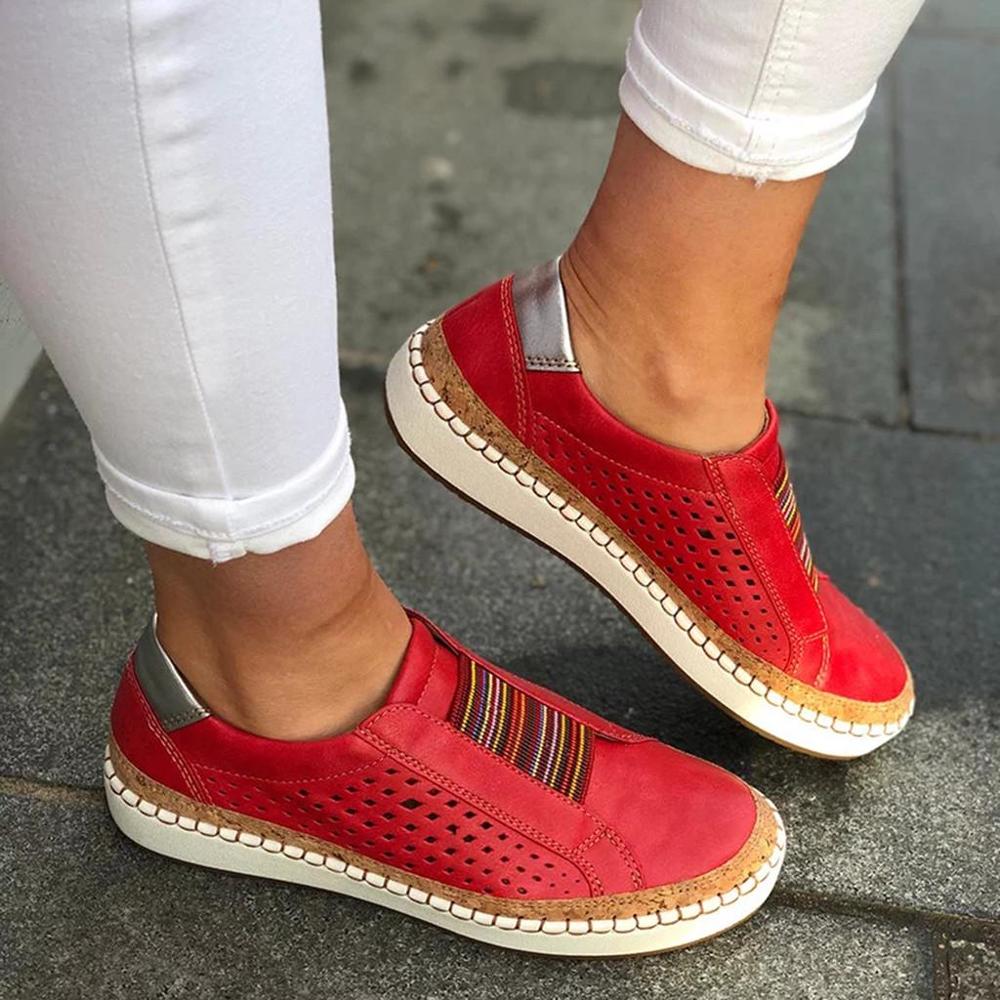 Carolyn - Chic Boho Slip-On Sneakers-15543781884277-Mirella Fiore