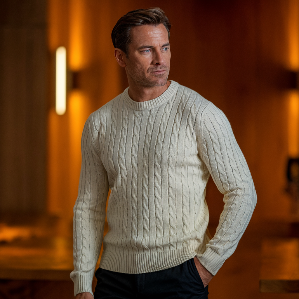 Carter - Cashmere Cable Knit Sweater-15553986691445-Nancy & Mae Savannah