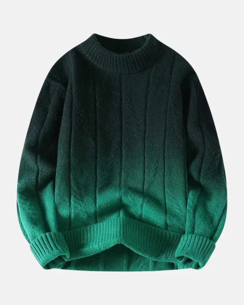 Cascade Ombré Crewneck-15553365148021-Mirella Fiore