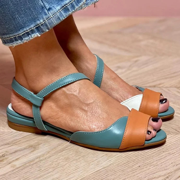 Casey - Color Block Sandals-15551041634677-Mirella Fiore