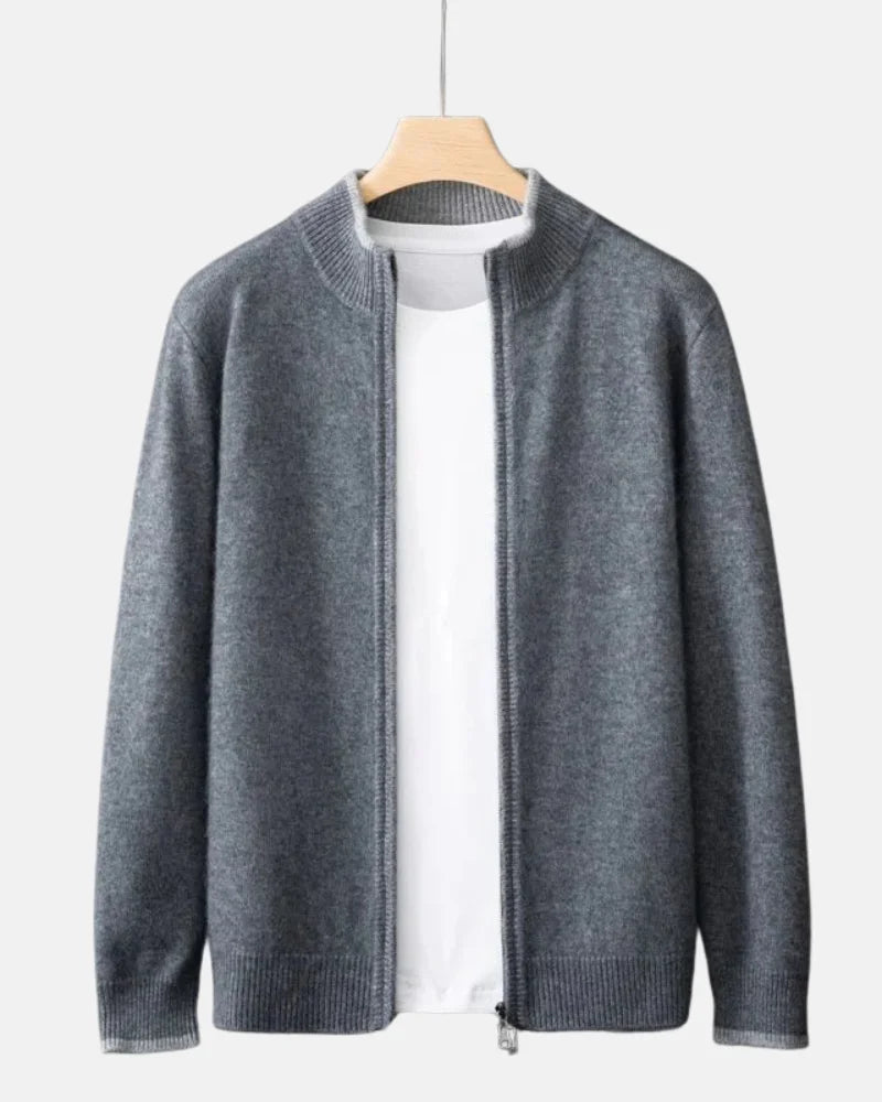 Cashmere Zip Jacket-15553976435061-Nancy & Mae Savannah