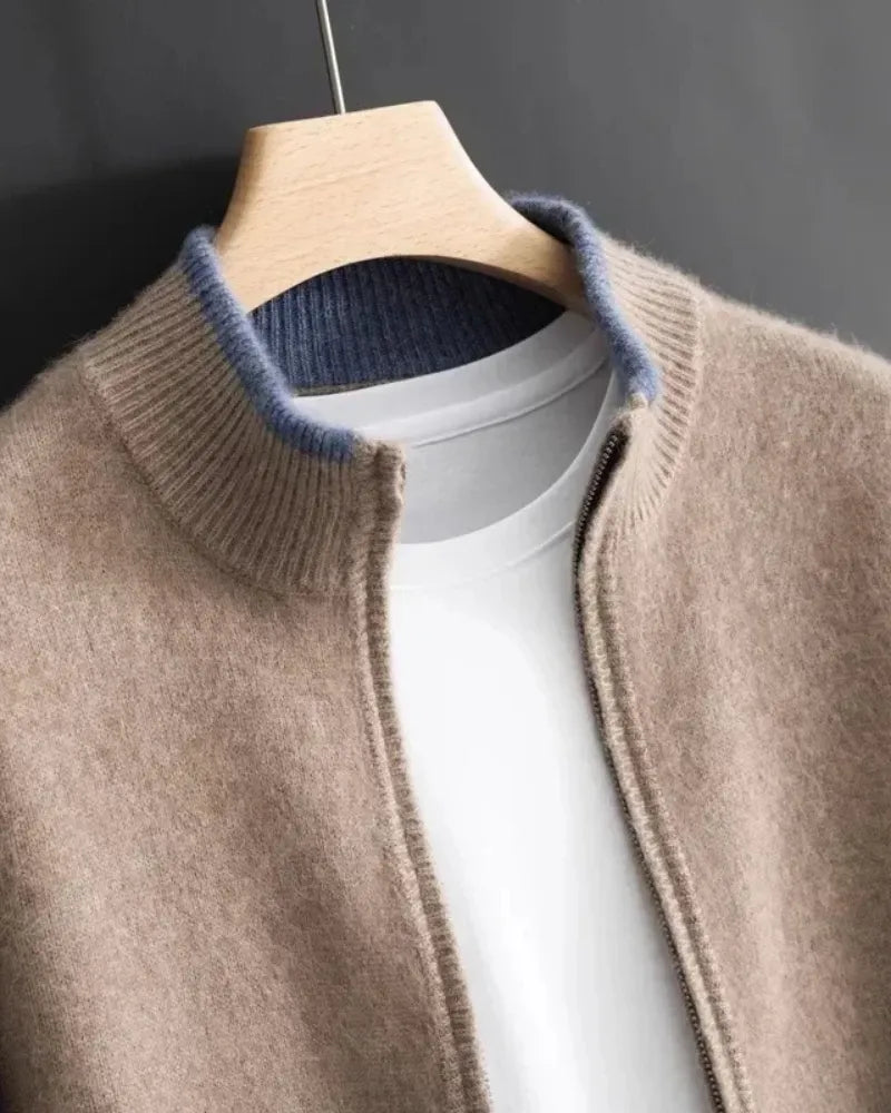 Cashmere Zip Jacket-15553976435061-Nancy & Mae Savannah