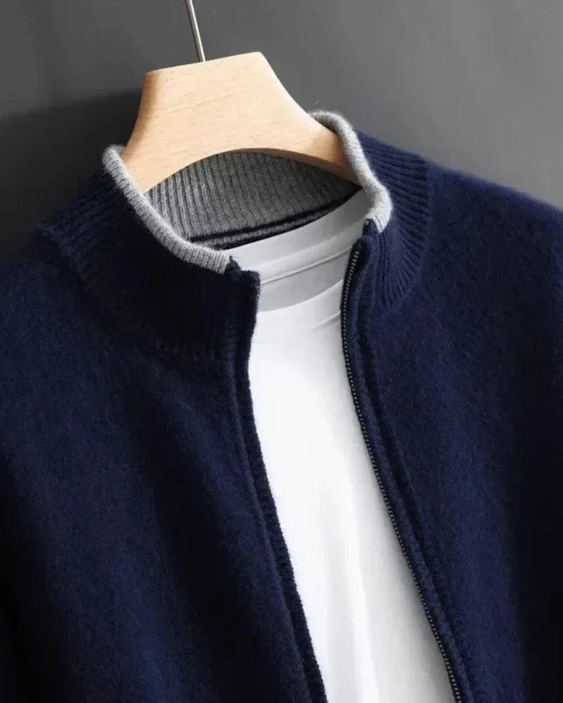 Cashmere Zip Jacket-15553976435061-Nancy & Mae Savannah