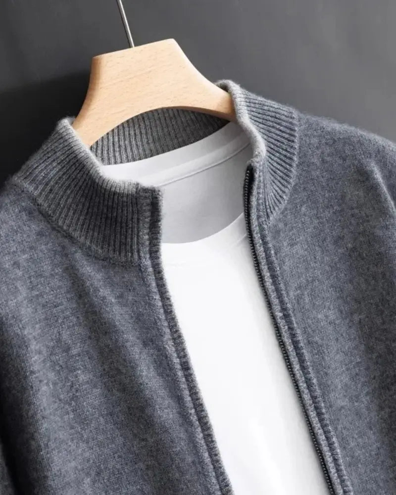 Cashmere Zip Jacket-15553976435061-Nancy & Mae Savannah