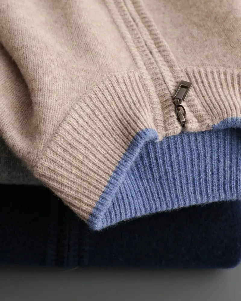 Cashmere Zip Jacket-15553976435061-Nancy & Mae Savannah