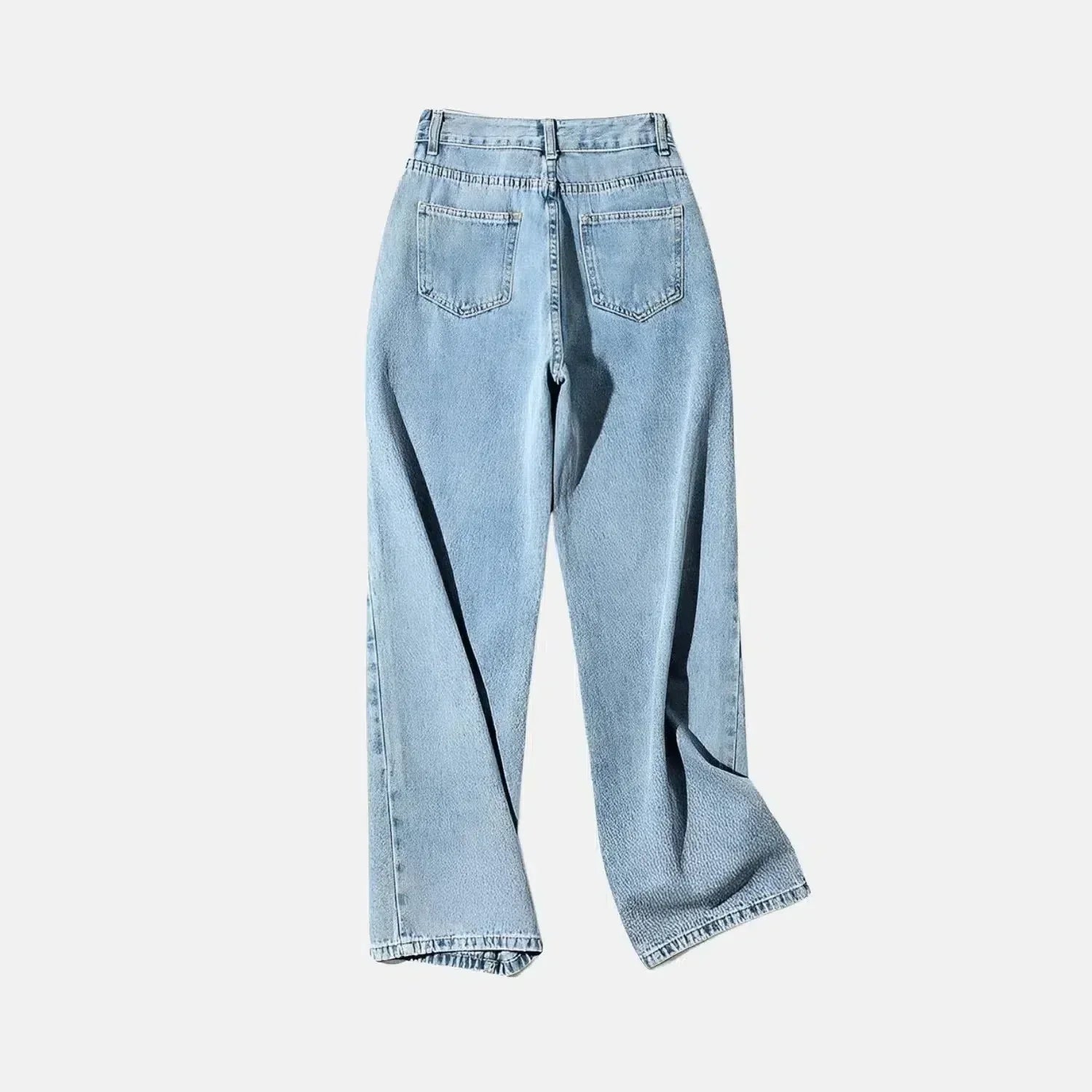 Casila – Asymmetrical closure – Straight-leg jeans-15133677453685-Mirella Fiore