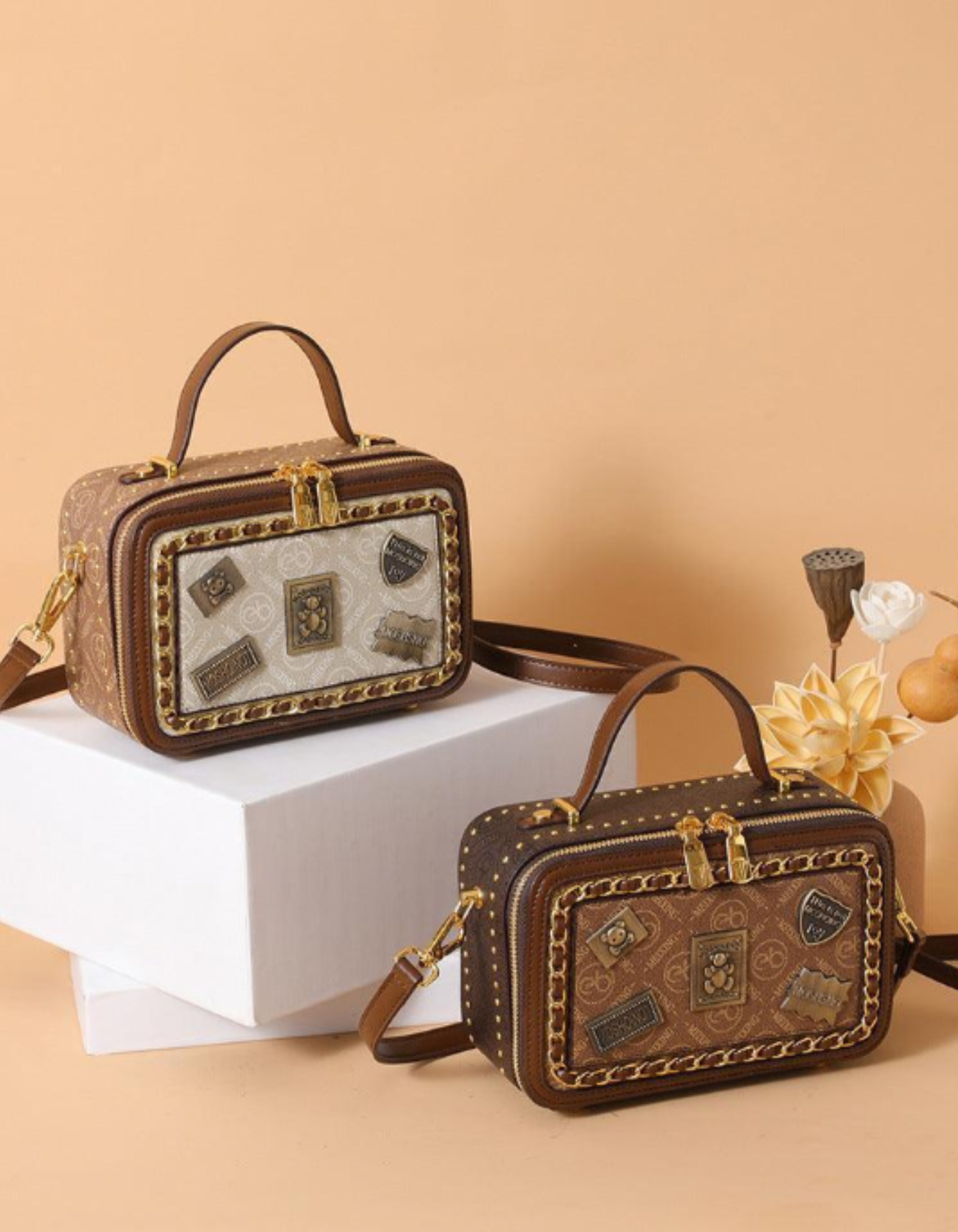 Celestia – Vintage patchwork charm – Crossbody handbag-15209173614965-Mirella Fiore