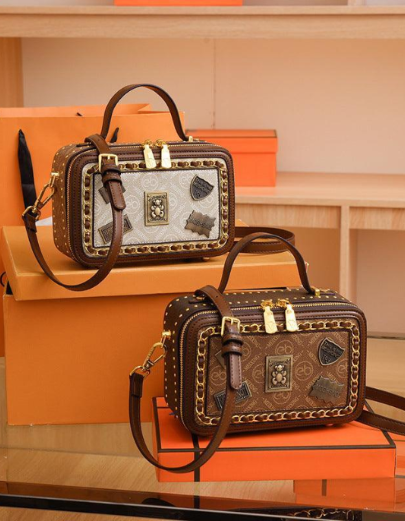Celestia – Vintage patchwork charm – Crossbody handbag-15209173614965-Mirella Fiore