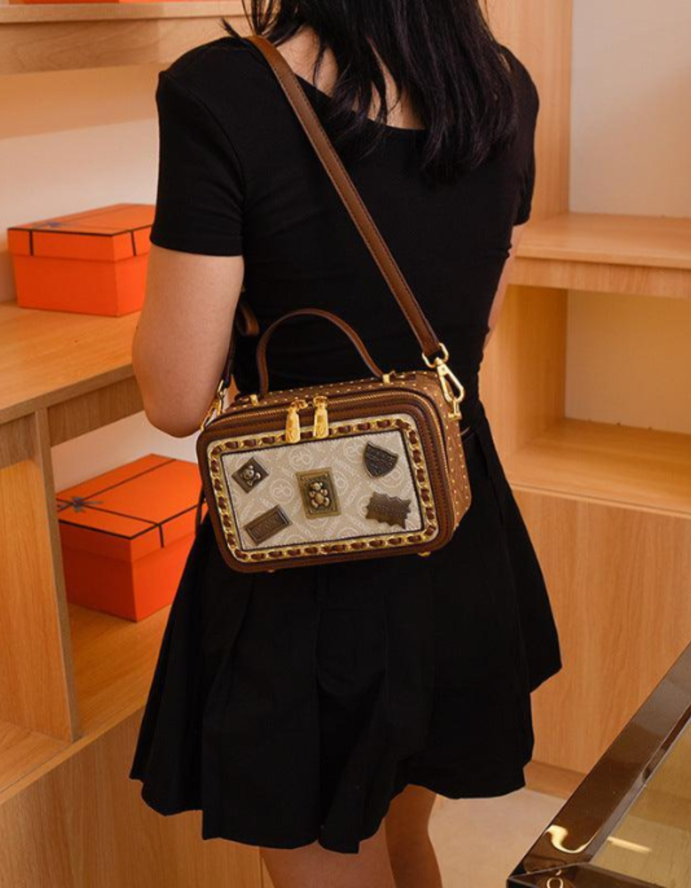 Celestia – Vintage patchwork charm – Crossbody handbag-15209173614965-Mirella Fiore