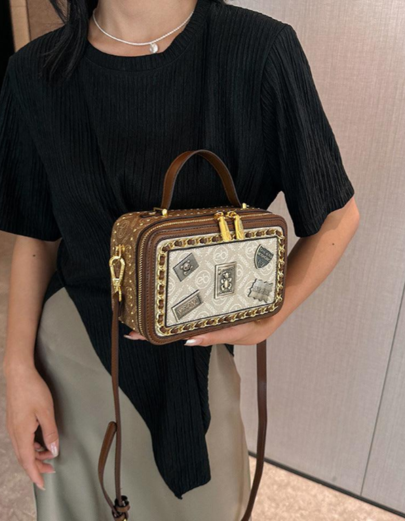 Celestia – Vintage patchwork charm – Crossbody handbag-15209173614965-Mirella Fiore
