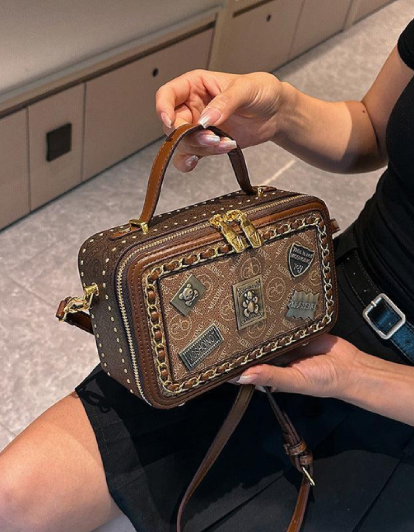 Celestia – Vintage patchwork charm – Crossbody handbag-15209173614965-Mirella Fiore