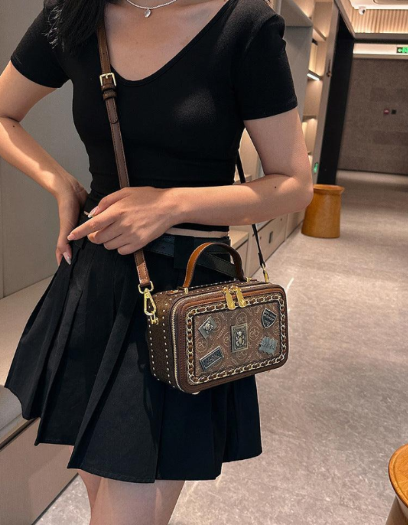 Celestia – Vintage patchwork charm – Crossbody handbag-15209173614965-Nancy & Mae Savannah