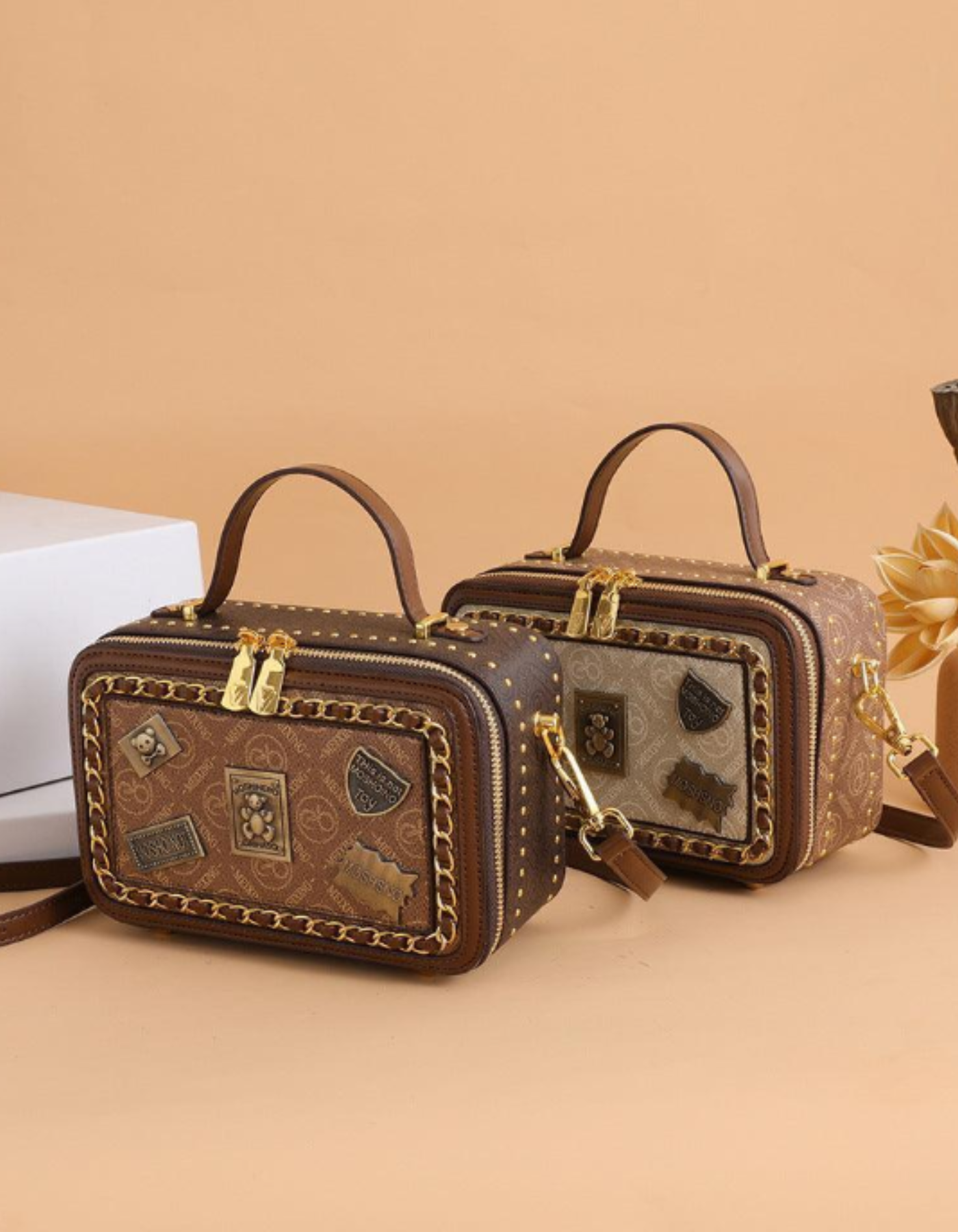 Celestia – Vintage patchwork charm – Crossbody handbag-15209173614965-Nancy & Mae Savannah