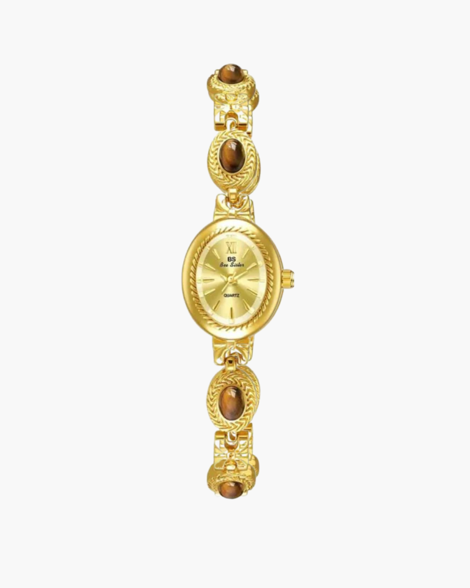 Celestina – Vintage elegance – Oval dial watch-15233937408373-Nancy & Mae Savannah